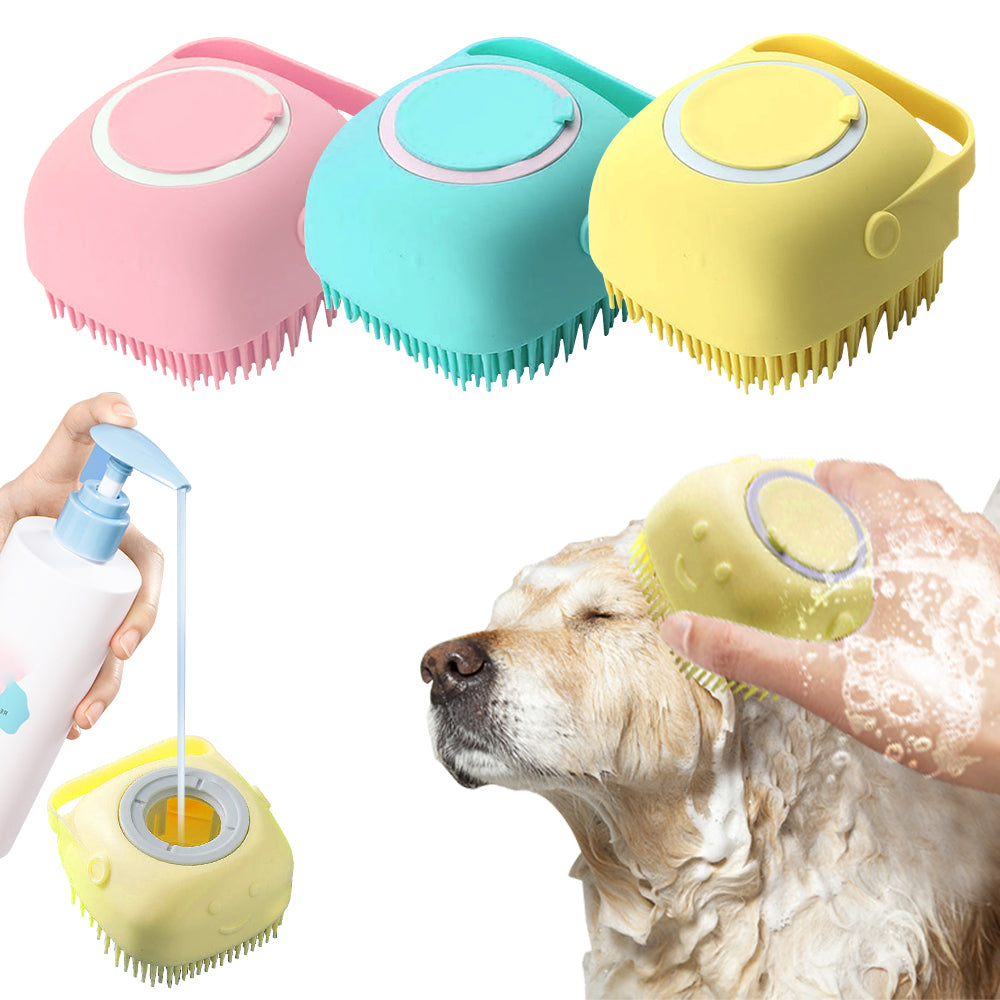 Soft Silicone Dog Bathing Brush