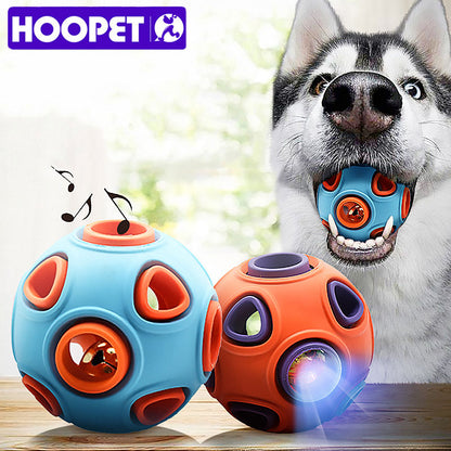 HOOPET Pet Dog Toys Toy Funny Interactive Ball Dog Chew Toy For Dog Ball Of Food Rubber Balls Pets Supplies