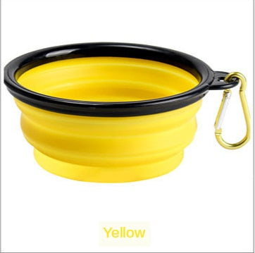 1PC Foldable Silicone Bowl for Pet (5.1 inches)