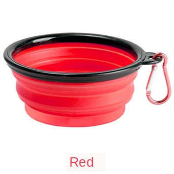 1PC Foldable Silicone Bowl for Pet (5.1 inches)