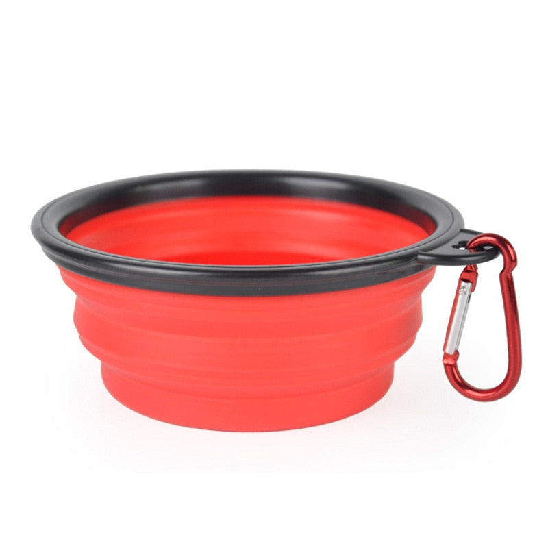 1PC Foldable Silicone Bowl for Pet (5.1 inches)