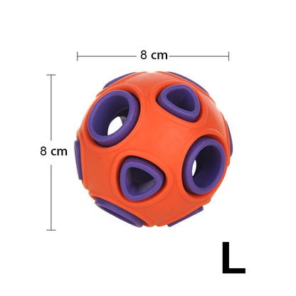 HOOPET Pet Dog Toys Toy Funny Interactive Ball Dog Chew Toy For Dog Ball Of Food Rubber Balls Pets Supplies