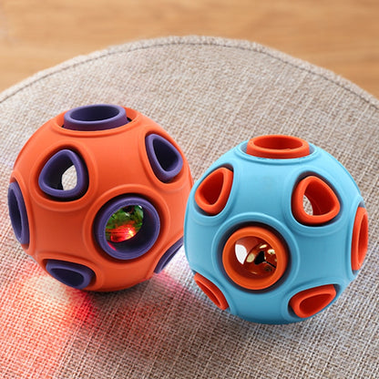 HOOPET Pet Dog Toys Toy Funny Interactive Ball Dog Chew Toy For Dog Ball Of Food Rubber Balls Pets Supplies