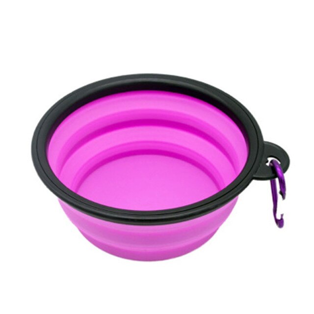 1PC Foldable Silicone Bowl for Pet (5.1 inches)