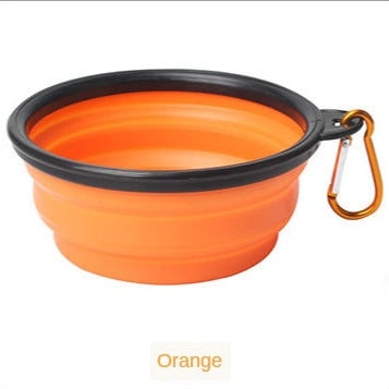 1PC Foldable Silicone Bowl for Pet (5.1 inches)