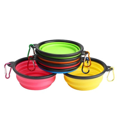 1PC Foldable Silicone Bowl for Pet (5.1 inches)