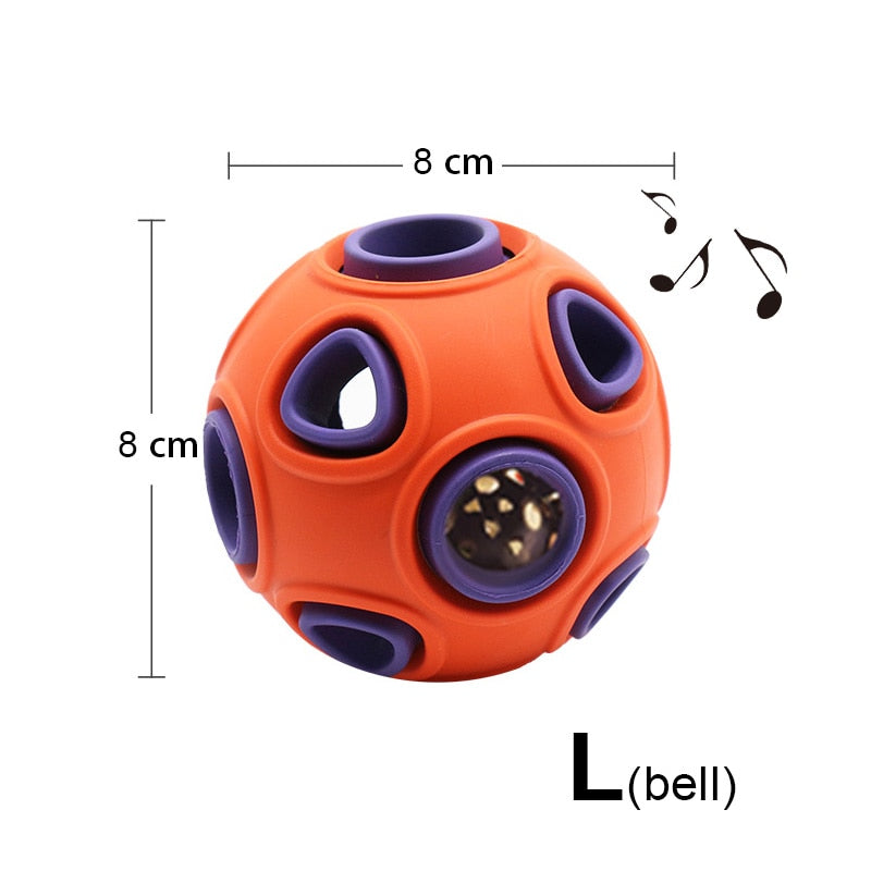 HOOPET Pet Dog Toys Toy Funny Interactive Ball Dog Chew Toy For Dog Ball Of Food Rubber Balls Pets Supplies