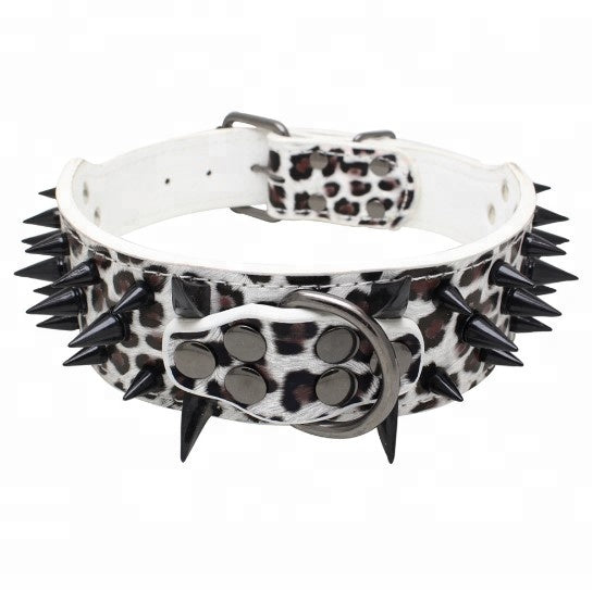 Spiked Studded Leather Collars