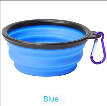 1PC Foldable Silicone Bowl for Pet (5.1 inches)