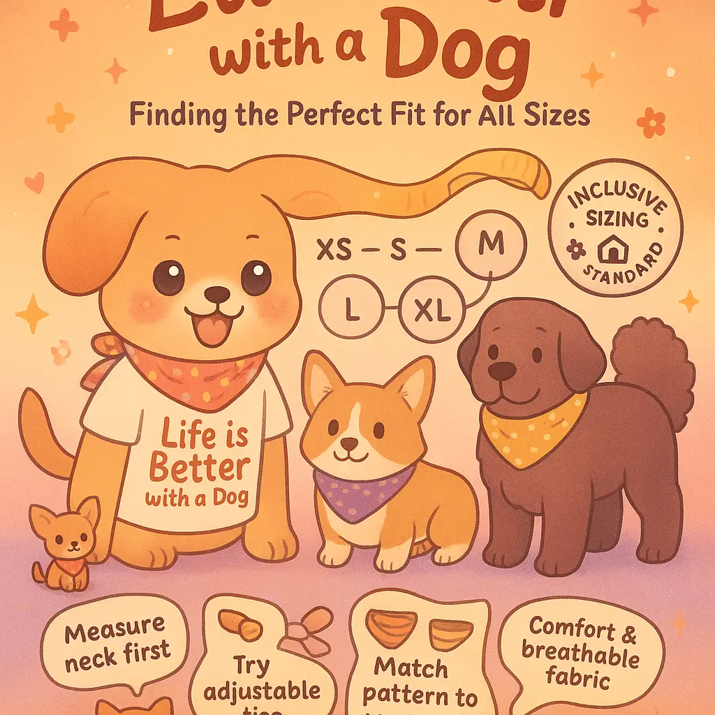 life is better with a dog t-shirt - Bandanas